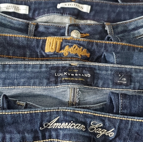 NEW FOLLOW GAME. READ ABOUT MY CLOSET JEANS SZ 0-18. SHOES. JEANS - Picture 5 of 9